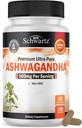 BioSchwartz Ashwagandha lisäravinteet - Extra Strength Ashwagandha kapselit 500 mg per Serving - Gluteeniton, ei-GMO, valmistettu Yhdysvalloissa maailmanlaajuisesti lähdeaineita, 60 tarjoilua (120 kreivi)