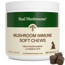 Real Mushroom Immuuni Lemmikki Chews ... Päivittäin Ruoansulatus & Immunoterveys... Koirat & kissat Toiminnallinen hoito...