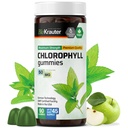 BIO KRAUTER Klorofylli Gummies - 90 Chews - Klorofylli täydentää - Natural Skin & Detox Support - Vegaani, Pektiinipohjainen, ei-GMO