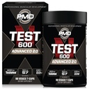PMD Sports N-Test 600 Advanced Typpioksidi Booster miesten - kliinisesti tutkittu Testofen - Lean Muscle and Strength Gains kanssa Estrogeenisuppressio (90 kasvis - Caps)