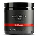Toniq Milk Thistle - Ultra High Potency 50:1 Pura 80% Silymarin - Erittäin väkevä - kolmannen osapuolen laboratoriossa testattu - 240 kapselia