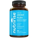 NutriRise Glukosamiini Chondroitin Quercetin & MSM Turmeric Curcumin 2100mg Triple Strength Joint Support Supplement for Women & Men with Boswellia & Bromelain, Gluteeniton, non GMO, 90