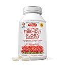 ANDREW LESSMAN Ultimate Friendly Flora Probiootti 60 kapselia - 25 miljardia PMY, kattava sekoitus viisi Probiootti kanta, tehokas immuuni ja digestiivinen tuki. Probiootit naisille ja miehille