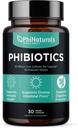 PhiNaturals High Potency Probiootit 10 kanta 30 miljardia PMY [30 vegan kapselia] naisille ja miehille Ruoansulatuskanavan terveys - Lactobacillus Acidophilus Salivarius Rhamnosus Bifidobacterium Probioticos