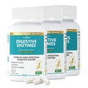 800mg Dgestive Enzymes for Men and Women with Probiootics & Prebiootics, 8 Key Enzymes, Proteaasi, Amylase & Lipase 270 Capsules - A 90- päivää toimitus turvotusta ja kaasua - ei- GMO