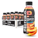 Proteiini2o 15g Heraproteiinia infuusionesteisiin käytettävä vesi, persikkamango, 16,9 Oz pullo (pakkaus 12)