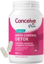 CONCEIVE PLUS Syntymänvalvonta Detox täydentää - Prenataali vitamiineja paras naisille - tuki Hormoni Balance & Munasarja terveys - olennainen naisille Yrittää conceive - Ruokavalion täydentää - 60 kapselia