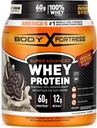 Body Fortress Super Advanced Whey Protein Powder, Cookies N. Creme, 60g Protein & 12g BCAAs Per 2 Scoops, Muscle Gain & Recovery, Immuuni tuki vitamiineja C & D, 1,78lbs (Pakkaus toukokuussa Vary)