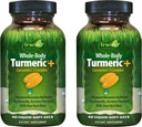 Irwin Naturals Kokovartalokurkuma + Curcumin C3 Complex - 60 Liquid Soft-Gels, pakkaus 2 - Tukee koko kehon hyvinvointi - 60 yhteensä