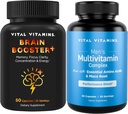 Elintoiminnot Aivojen Booster Plus + miesten monivitamiinit