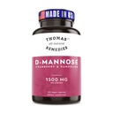 Thomas' kaikki luonnolliset Remedies D-mannose 1200mg - kanssa karpalo ja Voikukan - luonnollinen virtsateiden ja UTI terveys tuki - paras dmannoosi kapselit - EI täyteaineita, Kaikki luonnolliset, Vegan - 120 kapselia