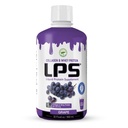 LPS Liquid Collagen & Whey Protein Sugar-Free, Dye-free, non-GMO Drink - Hydrolysed Collagen & Whey Peptides Edistää Terve iho & hiukset miehille & naisille, Grape, 32 fl oz