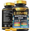 Glukosamiini MSM täydentää miesten ja naisten - 11in1 Formula - Yhdistä magnesiumin, Turmeric, Boswellia, Quercetin, Burdock juuri, ja enemmän ...