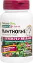 Natures Plus Herbal Actives Hawthorne - 300 mg, 3,2% Vitexin, 30 Vegan tabletit - 30 Tarjoilut