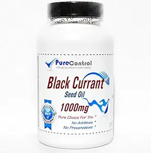 Mustaherukan siemenöljy 1000mg // 180 kapselia // Pure // PureControl Supplements