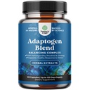 Herbal Adaptogen Mood Support Supplement - Calming Adaptogens Supplement for Stressi & Kortisol Management Ashwagandha Rhodiola Rosea & Maca Root - Vegaani non GMO & Daytime Friendly -120ct