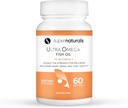 Super Natural Ultra Omega Fish Oil - Omega 3 rasva-Acids EPA DHA - Tukee aivojen lisääntynyt toiminta, tukee hermo- ja silmäterveyden 1200mg/720 Omega-3-60 kapselit