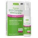 Igennus Triple-vitamiini B12 Complex 5000 mcg, nestemäinen sublingutive Spray, 45 tarjoilua, metyylimetyylikobalamiini, adenosyylikobalamiini ja hydroksokobalamiini, korkea vahvuus ja puhdas, luonnon kirsikka, vegan