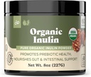 Pure Organic Inulin Powder Fiber Supplement - (Jerusalem Artisokka) Prebiootti Bulk Inulin Fiber Powder 8oz Digestion & Gut Health