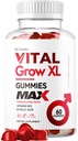 Vital Grow XL Mies Gummies - Miesten Performance Gummies 1050MG Vital GrowXL Blend, Elinikäinen kasvu Gummy Advanced Formula, 60 Gummies 1 kuukauden