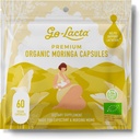 Go-Lacta® 100% Organic Moringa kapselit imetys äidit - 60 kapselia - Pure Premium postnataali vitamiinit - Imetys lisäravinteet maidon tarjonnan lisäämiseksi - Synnytyksen jälkeinen vitamiinit naisille