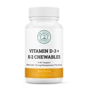 D3-vitamiini + K2-purut - 2000 IU D- ja MK7-vitamiini (Menakinoni-7) - Kirsikkamalakatabletit - D-vitamiini + K2-lisä aikuisille ja lapsille