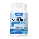 ZEBORA Probiootit Men 100 miljardia PMY - Probiootit Ruoansulatus, miesten Probiootti Supplement, Prebiootit & Enzymes, Prostate Health kanssa Saw Palmetto 90 Veg kapselit