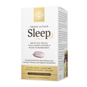 Solgar Triple Action Sleep, 30 Tri- Layer tablettia - Aikarelease Melatoniini & L-Theanine Plus Herbal Blend - Help You Rentoutua, Putoa Nukahtaa Nopeasti & Pysy Nukkua Pidempi - Ei-GMO, Gluteeniton - 30 Tarjoilut