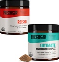 FreshCap Sienet Stressi Bundle (Reishi jauhe ja lopullinen sieni Complex Powder)