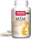 Jaarrow Formula MSM 1000 mg - 100 Kasviskapselit - Metyylisulfonyylimetaani - lähde rikki - Ravintolisä tuet ja vahvistaa niveliä - jopa 100 tarjoilua