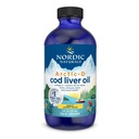 Nordic Naturals Arctic-D Cod Liver Oil, Lemon - 8 oz - 1060 mg Total Omega-3s + 1000 IU D3-vitamiinia - EPA & DHA - Heart, Brain, Bone, Immune & Mood Support - Ei-GMO - 48 Servings