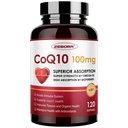 ZEBORA CoQ10-100mg-Softgels with PQQ, BioPerine & Omega-3, High Absorption Coenzyme Q10 Supplement, Powerful Antioxidantti, Support Heart & Energy-Production 120 Servings, non-GMO