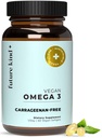 Future Kind Omega-3 Supplement for Clarity, Memory, and Mobility Comfort, 2 kuukauden tarjonta Citrus-tuoksuisia Softgels EPA ja DHA, Vegan Omega-3 täydentää Algae, Carragenan Free, 60 Count