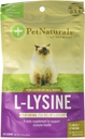 Pet Naturals of Vermont L-Lysine 60 Fun-Shaped Chews for Cats - 2 pakkaus