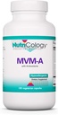 Nutricology MVM-A Supplement - Multivitamiini miesten ja naisten, rauta, päivittäin vitamiineja, aikuisille, korkea teho, Biosablet, kasvissyöjä kapselit - 180 Count