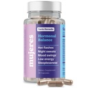 Santo Remedio Hormonal Balance, Ruokavaliotarvike, Relief for Menopause Oireet, auttaa vähentämään kuumia välähdyksiä, yöhikiä, ja mieliala Swings, Kliinisesti todistettu ainesosat, Hormonivapaa, 30 Tarjoilut