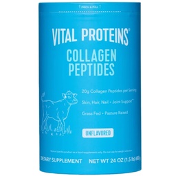 Vital Proteins Natural Whole Nutrition Collagen Peptides - Pasture Raised, Grass Fed, Paleo Friendly, Gluteeniton, Yksi ainesosa - 24 Ounce