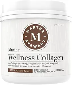 Martha Stewart Collagen Peptides Powder - Multi Collagen naisille Terveellinen täydentää ihon, hiukset, kynnet, ja luun vahvuus 15g proteiinia ...