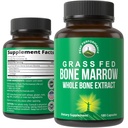 Peak Performance Grass Fed Bone Marrow - koko luun uute täydentää 180 kapselia Superfood pillereitä Rikas Collagen, vitamiinit, ja Aminohapot. Bone Matrix, Marrow, Cartilage. Esi-ikäiset tabletit