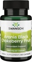 Swanson Full Spectrum Aronia (Chokeberry) 400 miljoonaa 60 kapselia