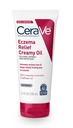 CeraVe Ekseema Relief Creamy Body Oil, Ekseema Calming Cream Kolloidinen kaurapuuroa ja safloriöljyä kuiva iholle ja kutiava iho, Steroiditon & Paraben vapaa, 3.4 Ounce