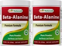 Best Naturals Beta Alanine Pure Powder 1 punta (1 LB (Pakki 2))