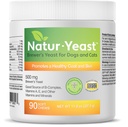 Vihreät lemmikit Organics Natur-Jeast Brewer's Hiiva koiralle ja kissalle - tukee immuunijärjestelmää ja digestiota, edistää tervettä ihoa ja kiiltävää takkia, 90 pehmeää purukumia