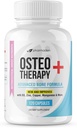 OsteoTherapy+ Advanced Bone Support Supplement - C-vitamiini, MK4/MK7, Korkea Absorbing Kalsium, Mangaani, Magnesium