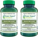 Vihreä Organic Supplements Magnesium L-treoniini 90 VCaps (pakkaus 2)