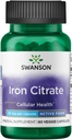 Swanson Iron Citrate 25 Milligrammaa 60 Veg kapselia