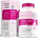 Thinbi Boric Acid Suppositories for Women w/Aloe Vera - BV Hoito & PH Balance for vaginosis Treatment - tukea Intimate Health w/klinically Studied Boric Acid 30