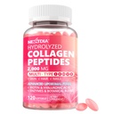 Hydrolysed Collagen Peptides Pillerit naisille 2000mg Liposomal Form tyyppi I, II, III, V, X optimaalinen imeytyminen, Multi Collagen Softgels, Kollageeni täydentää hiukset, iho ja kynnet vitamiineja 120 Ct