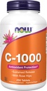 Nyt Foods, C-1000,Now Foods C-1000-vitamiinin kestävä julkaisu Rose Lantio, 250 tablettia