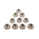 Kuulo Aid Domes Smoky Gray Vinkkejä Korvapalat Mukava avoimen Fit BTE äänenvahvistin PSAP Kit Näkymätön 10mm (L * 10)